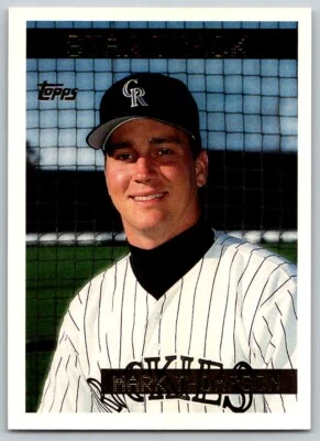 1995 TOPPS STARTRACK MARK THOMPSON COLORADO ROCKIES #52 - Image 1 of 2