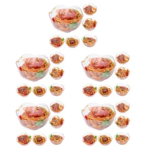  5 Count Simulation Lebensmittelmodell Kind Gefälschtes Nudelmodell Gekochtes - Zdjęcie 1 z 12