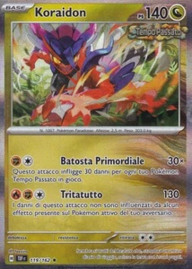 CARTA POKEMON - KORAIDON - 119/162 - PS 140 - HOLO - RARA - IN ITALIANO - Foto 1 di 1
