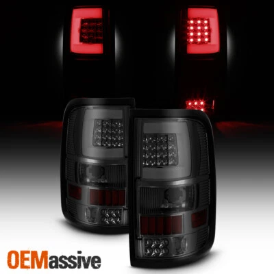 Luces traseras ahumadas tubo LED LOBO 2004 2005 2006 2007 2008 Ford F150 F-150 Foto 1 de 4
