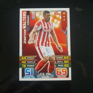 💥Match Attax Premier League 2015/16 Jonathan Walters Stoke City No 249 Card