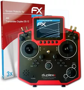 atFoliX 3x Displayschutzfolie für Jeti Transmitter Duplex DS-12 klar - Bild 1 von 9