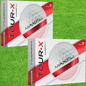 Maxfli 2025 Tour X Golf Balls– Gloss White– 100 Compression- Soft Feel - 24 Pack - Picture 1 of 3