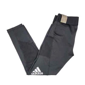 NWT Adidas Training Tights Entrenamiento Black Workout Pants Mid Rise Aeroready - Picture 1 of 8