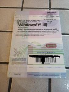 Microsoft Windows 98 CD + BOOK  + PRODUCT KEY - Foto 1 di 2
