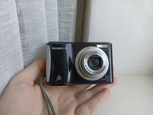 🔥Olympus FE-47 Black 14.0MP digital compact camera🔥WORKing FULL set READ!🔥 - Picture 1 of 7