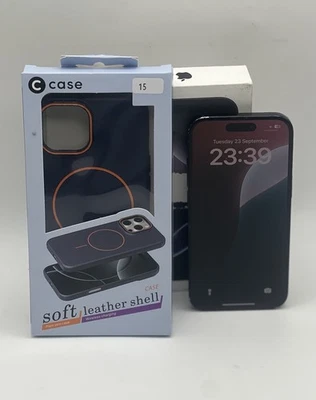 Apple iPhone 15 128GB Black (Unlocked) + Extras -BH 87 %-Good-Fast📦-Warranty - Image 1 of 4