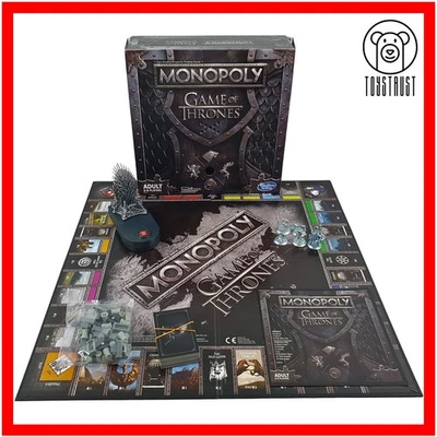 Monopoly Game of Thrones GOT Board Game Deluxe Hasbro Gaming HBO Ages E3278 - Image 1 of 4