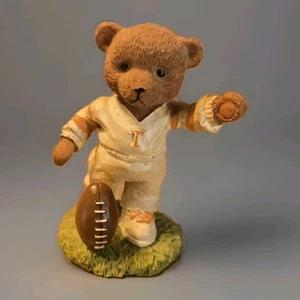 Vintage Tennessee Vols Cherish Teddies 50634 3.5" Football Player Kicker - Picture 1 of 4