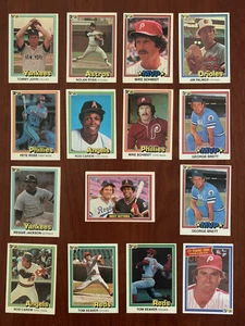 1981 Lot 15 MLB Donruss Baseball Superstars Carew Ryan Brett Schmidt & mehr - Bild 1 von 12