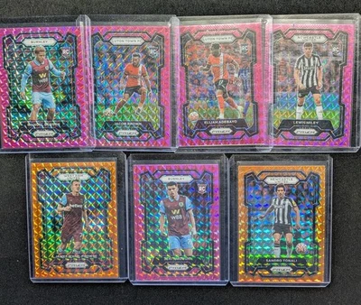 Lot Of 28 Cards 2023-24 Panini Prizm Premier League Soccer Pink, Orange, Silver - Image 1 of 4