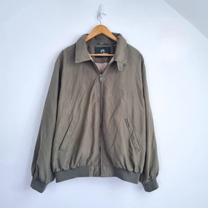 Weatherproof Mens Golf Jacket Lightweight Large Microfibre Windbreaker Oak Khaki - Picture 1 of 11