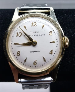 Reloj De Colección Años 50 Timex Marlin Demostrador Mecánico Viento Impermeable *Funcionando* - Imagen 1 de 7