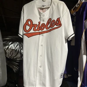 Vintage Majestic Baltimore Orioles #18 Javy Lopez Womens Baseball Jersey XL - Picture 1 of 9