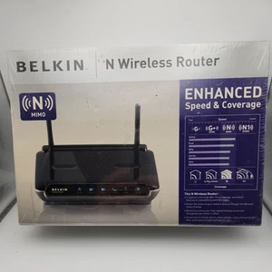 Belkin Wireless Router - N- MIMO-New In Sealed Package - Picture 1 of 4
