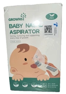 GROWNSY Nasal Aspirator for Baby/Toddler Electric Nose Aspirator - Picture 1 of 11