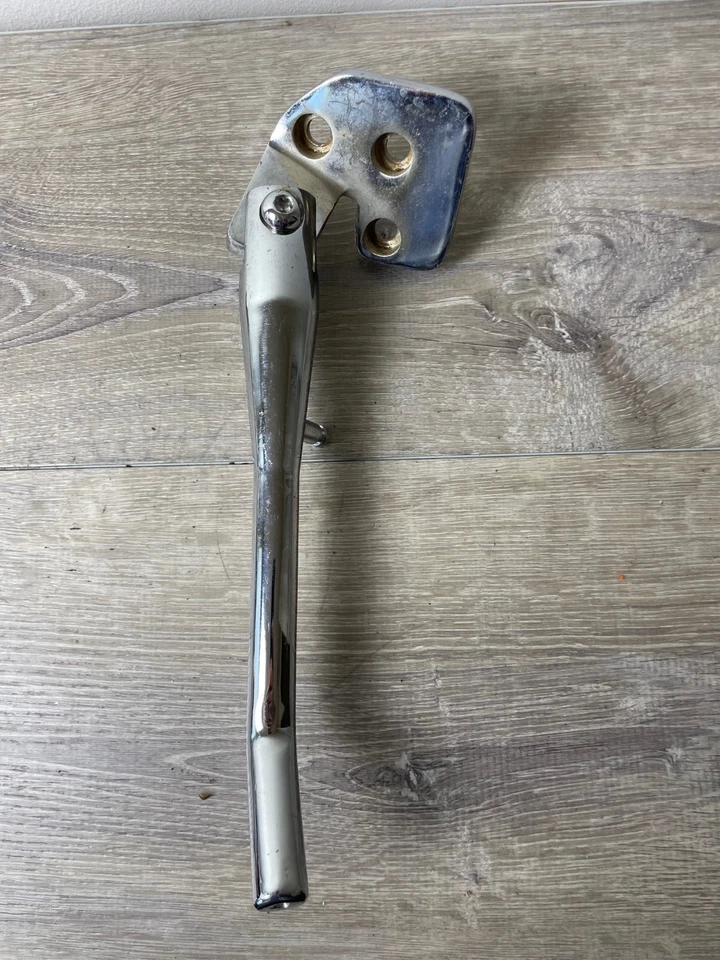 84-99 Harley Davidson Softail Rigid FX FL Big Twin DNA Chrome Kickstand Foto 1 de 4