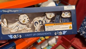 Juego de adornos iluminados Merry Menagerie Animal Kingdom 2025 de los parques de Disney nuevo - Imagen 1 de 1