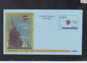 Aerogramme Spain 2002 New MNH - Edifil 225 - Picture 1 of 1