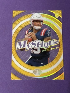 JOE MILTON - 2024 PANINI ILLUSIONS MYSTIQUE ROOKIE RC /25 YELLOW GOLD - Picture 1 of 3