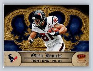 Panini Crown Royale 2012 venta minorista #27 Owen Daniels Houston Texans - Imagen 1 de 2