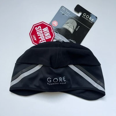 NWT GORE Wear Windstopper Hat Black One Size Ear Flaps Beanie Soft Shell - Image 1 of 4
