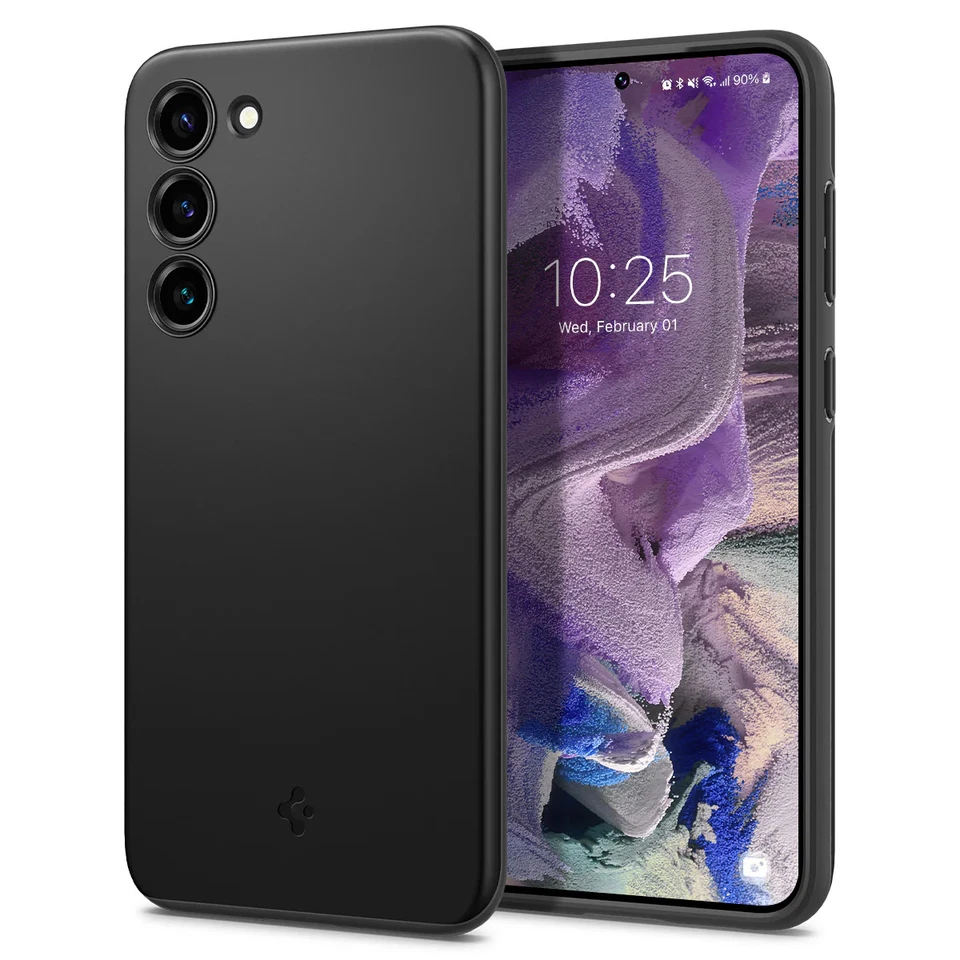 Spigen Thin Fit, black - Samsung Galaxy S23