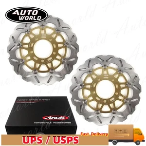 For Kawasaki Ninja ZX6R 2007-2016 ZX10R 2004-2007 2006 05 Front Brake Disc Rotor - Picture 1 of 9