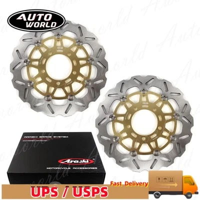 Disco de freno delantero para rotor Kawasaki Ninja ZX6R 2005-2016 VERSYS 650 2007-2022 Foto 1 de 4