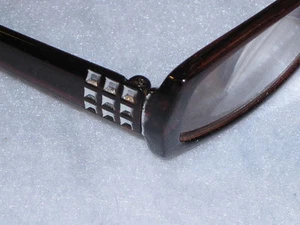 Gafas de lectura 2,50 dioptrías parpadeantes tortuga NUEVO - Imagen 1 de 4