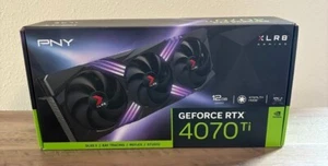 PNY NVIDIA GeForce RTX 4070Ti XLR8 Gaming EPIC-X RGB OC 12GB Graphics Card - Afbeelding 1 van 9