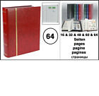 5x Look 1150-1 Rouge classeur pour timbres Livre Enfichable Album Photo 64 Pages