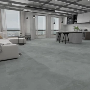 Vinyl Fliese XXL grey Concrete integr. Trittschall ab 33,99€/m² - Bild 1 von 3
