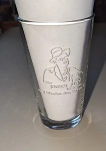 New, The James Joyce Irish Pub Pint Beer Glass/ Berwyn, IL. / Unique - Picture 1 of 4