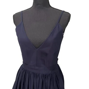 Contrarian TALLA 2 Barbara Bibb Azul Espalda Mini Vestido Formal Línea A Swiftie - Imagen 1 de 24