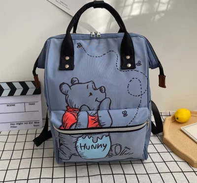 Disney Винни-Пух подгузник сумка рюкзак мультфильм сумка большой отсек сумка с короткими ручками - Изображение 1 из 4