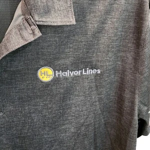 Halvor Lines Trucking Poloshirts XL grau Sport-Tek & XL Nike mit Firmenlogo - Bild 1 von 11