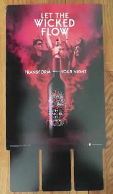 Hobnob Wicked Red Wine 2019 纸板广告牌 23 x 12 — 第 1/2 张图片