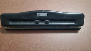 ACCO Mutual 23  Heavy Duty 3 Hole Punch Metal Adjustable Vintage - Picture 1 of 2