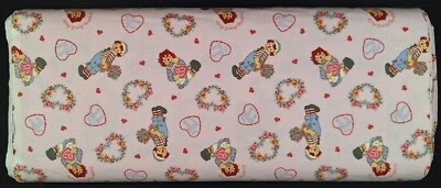 TELA DE FRANELA RAGGEDY ANN DE SPECTRIX 15 YARDAS - VINTAGE - NUEVA Foto 1 de 4