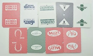 52 verschiedene Las Vegas Casino Spielkarten VINTAGE & AKTUELL 1 komplettes Deck - Bild 1 von 6