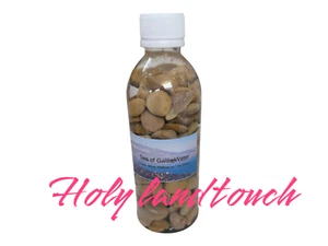Holy Stones Water from Sea Galilee Tiberias Jesus Performed Miracle 300 ML - Picture 1 of 10
