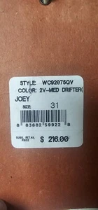 True Religion WC92075QV-2V Drifter Mid Joey Womens Jean NEW  - Picture 1 of 11