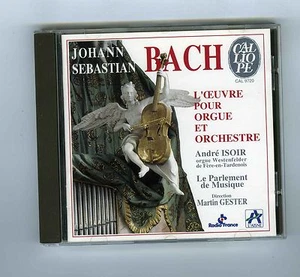 CD J.S.BACH ANDRE ISOIR MARTIN GESTER PARLEMENT DE MUSIQUE (ORGAN WORK) - Imagen 1 de 2