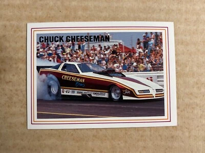 Rare! 1990 Checkered Flag IHRA Printer Test Card Chuck Cheeseman - Image 1 of 2
