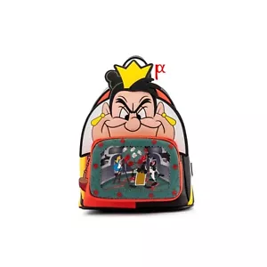 Mini Mochila Cosplay Loungefly Disney Alicia en el País de las Maravillas Reina de Corazones - Imagen 1 de 6