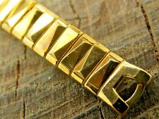 Vintage NOS Unused Gemex Yellow Gold Filled Expansion Watch Band C-Ring Ladies