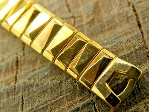 Vintage NOS Unused Gemex Yellow Gold Filled Expansion Watch Band C-Ring Ladies - Picture 1 of 5