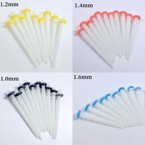 100pcs Dental Fiber Post Quartz Clear Straight 1.0mm 1.2mm 1.4mm 1.6 Oral Teeth - Picture 1 of 9