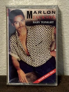Rare! 1987 Marlon Jackson - Baby Tonight CASSETTE CAPITOL USA SEALED - Picture 1 of 6